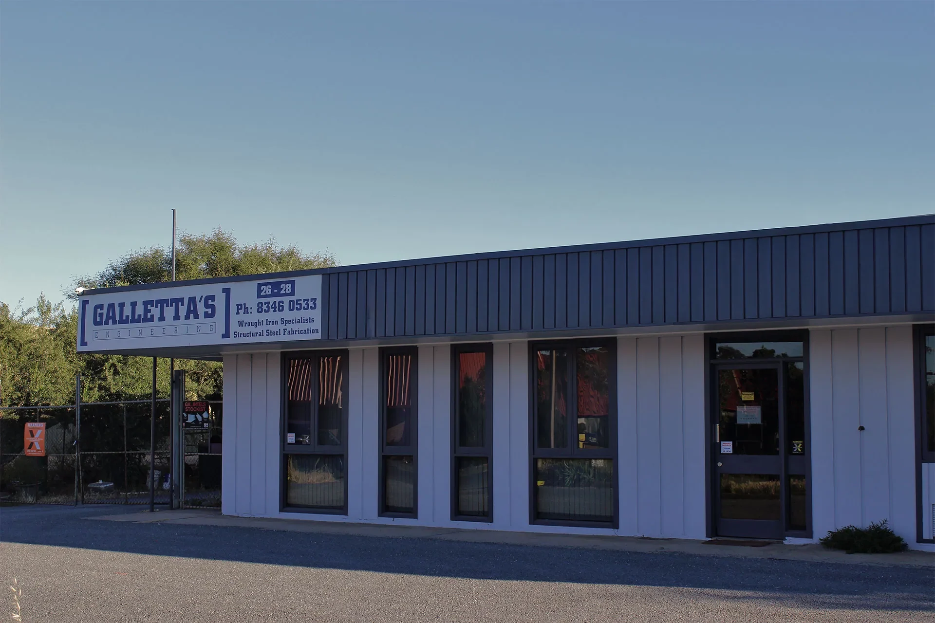 Galletta's Engineering workshop on Musgrave Avenue in Welland